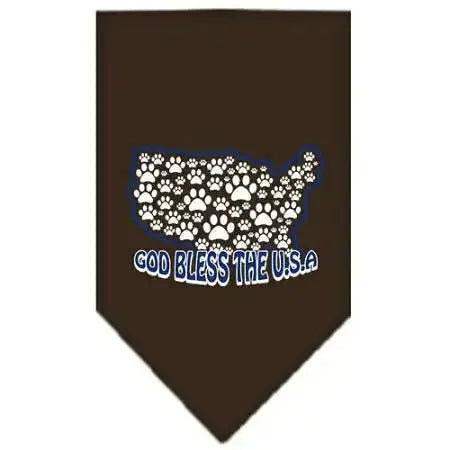 God-Bless-Usa-Screen-Print-Bandana-Cocoa-Small-GreatEagleInc-333834537