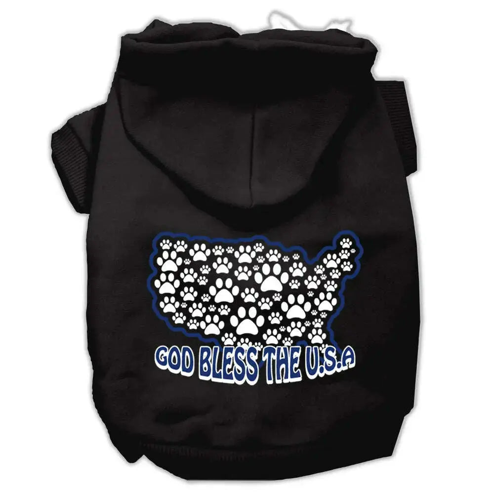 God-Bless-Usa-Screen-Print-Pet-Hoodies-Black-Xl-GreatEagleInc-319420417