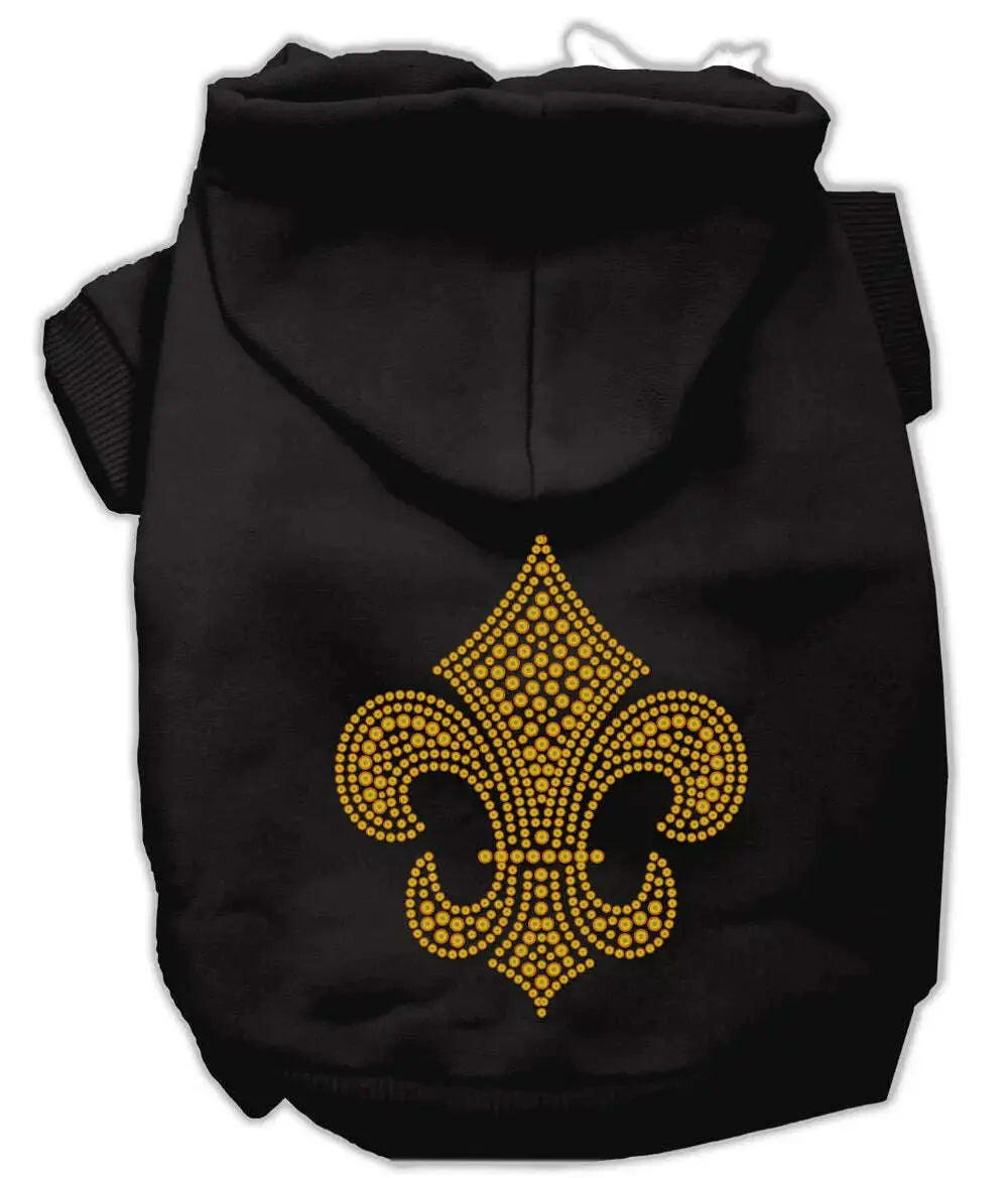 Gold-Fleur-De-Lis-Hoodie-Black-Xl-GreatEagleInc-319480428