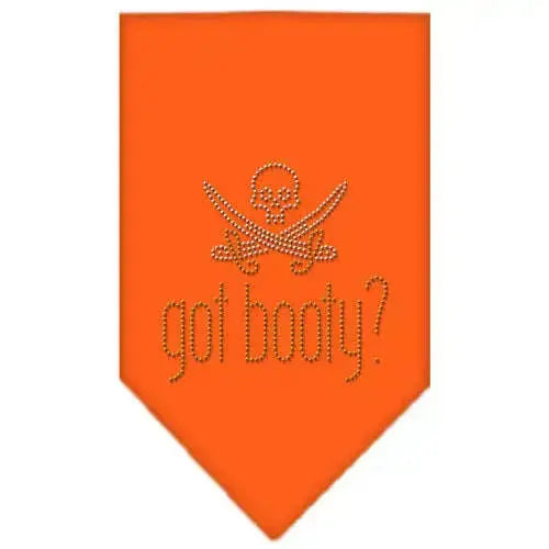 Got-Booty-Rhinestone-Bandana-Orange-Small-GreatEagleInc-319032235