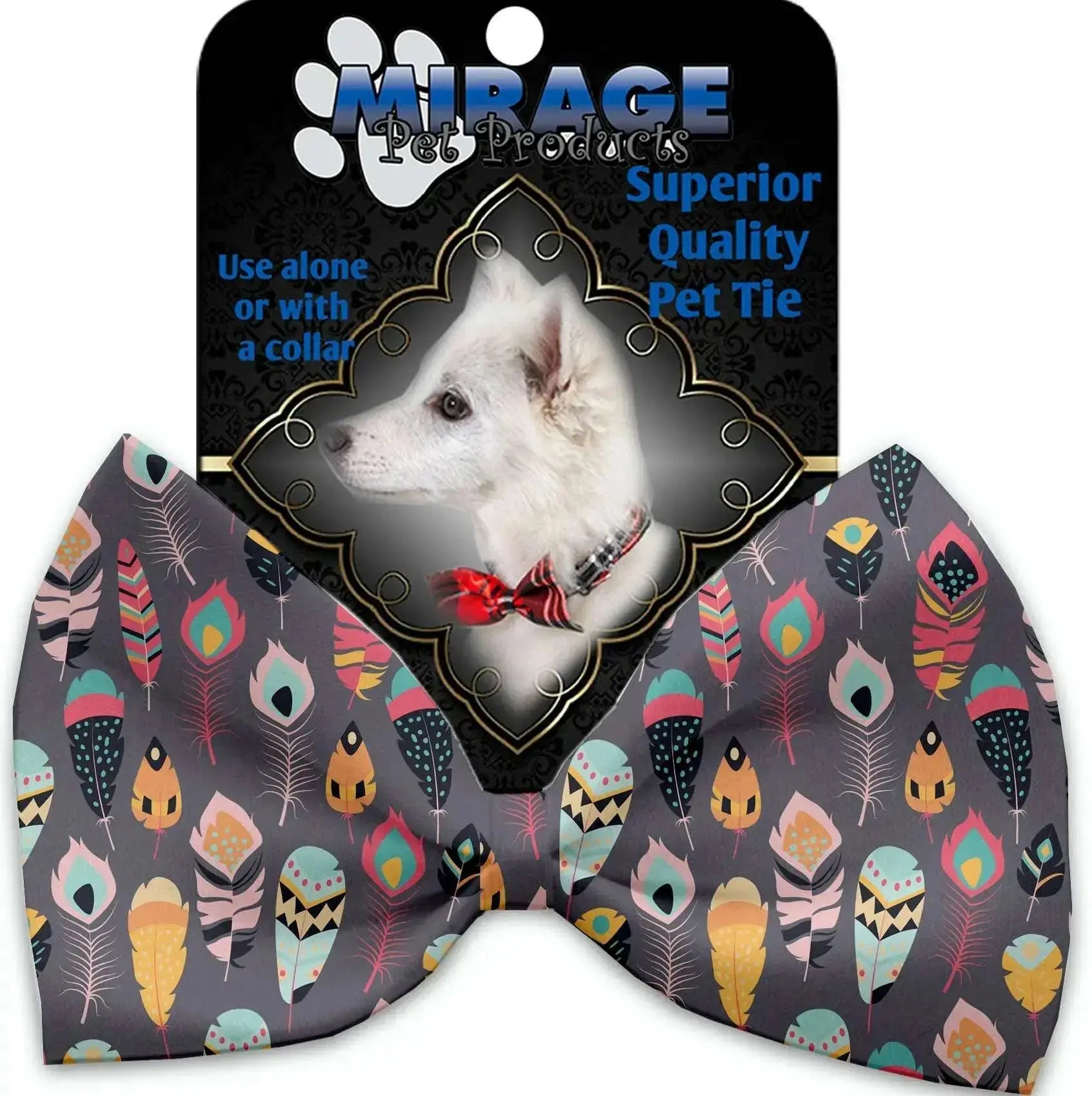 Gray-Feathers-Wanderlust-Pet-Bow-Tie-GreatEagleInc-318760973