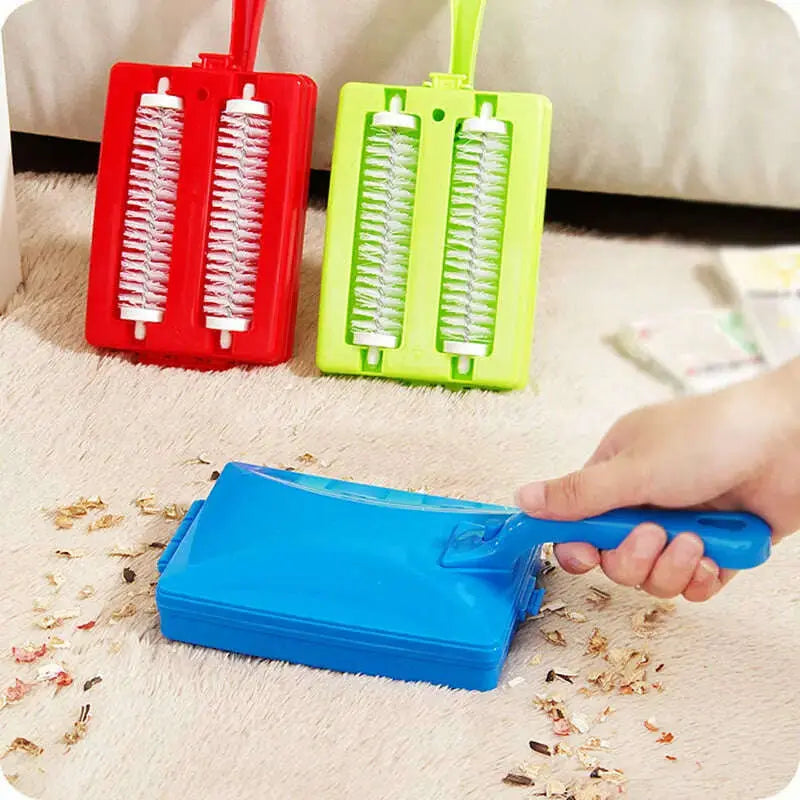 Handheld-Double-Brush-Carpet-Table-Sweeper-Dirt-Cleaner-Roller-Sweeper-Crumb-Home-Cleaning-Brushes-Accessaries-Debris-Collector-GreatEagleInc-334063587