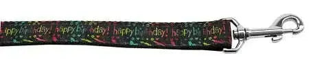 Happy-Birthday-Nylon-Dog-Leash-3-8-Inch-Wide-4ft-Long-GreatEagleInc-318597630