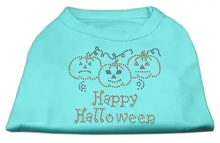 Happy-Halloween-Rhinestone-Shirts-Aqua-Xl-GreatEagleInc-318712767