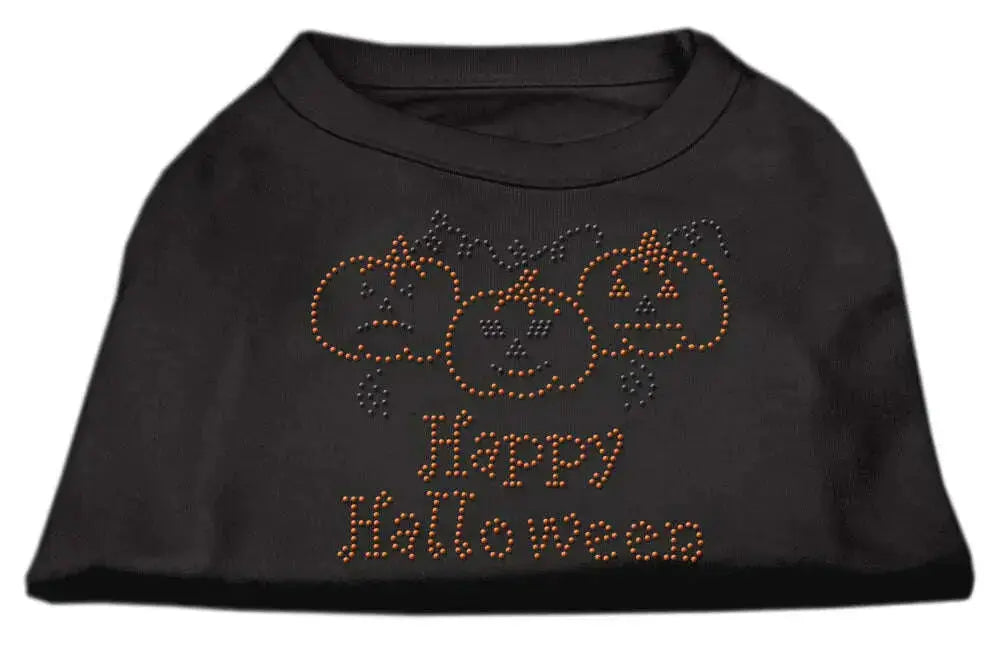 Happy-Halloween-Rhinestone-Shirts-Black-Xl-GreatEagleInc-318712862