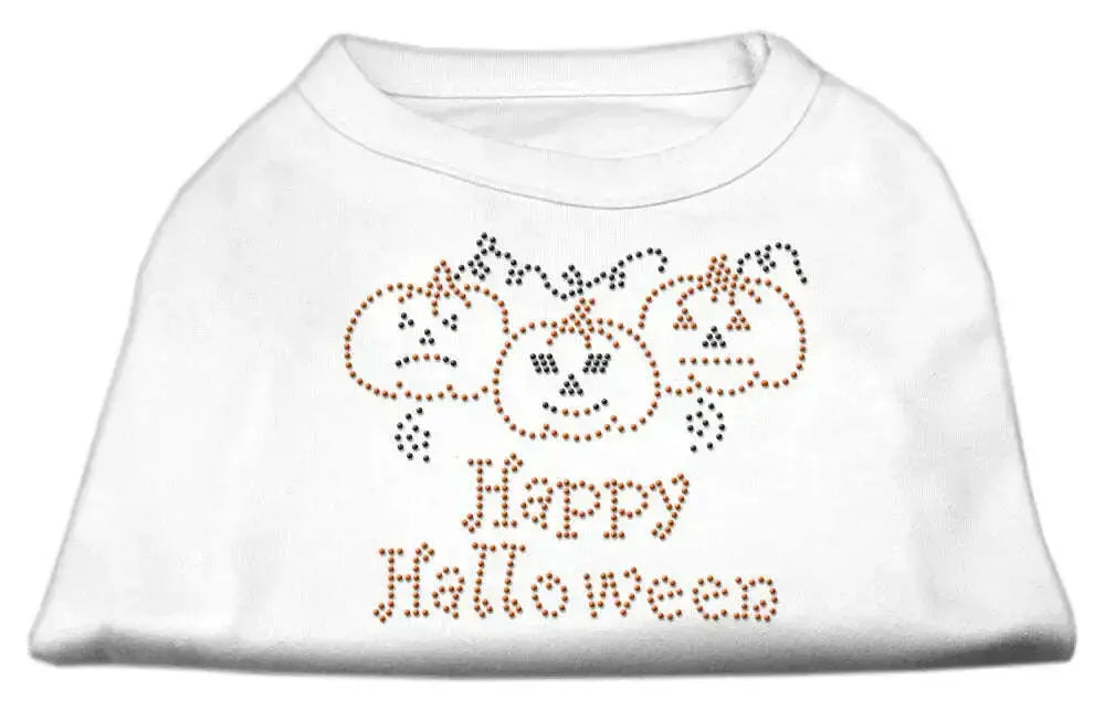 Happy-Halloween-Rhinestone-Shirts-White-Xxl-GreatEagleInc-319179544