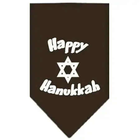 Happy-Hanukkah-Screen-Print-Bandana-Cocoa-Small-GreatEagleInc-319836389