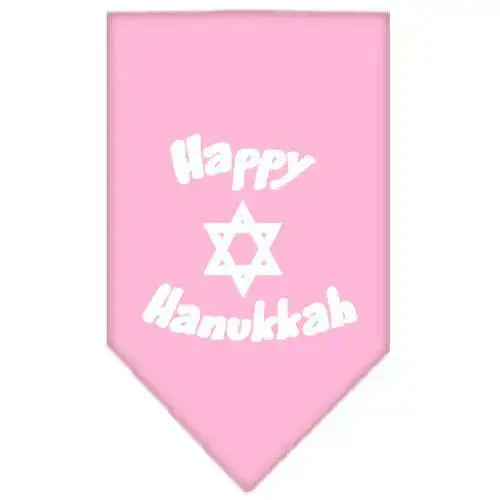 Happy-Hanukkah-Screen-Print-Bandana-Light-Pink-Large-GreatEagleInc-319837162