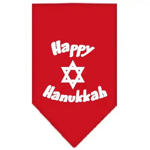 Happy-Hanukkah-Screen-Print-Bandana-Red-Small-GreatEagleInc-318533024