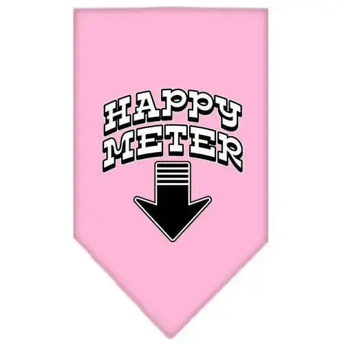 Happy-Meter-Screen-Print-Bandana-Light-Pink-Large-GreatEagleInc-319815416