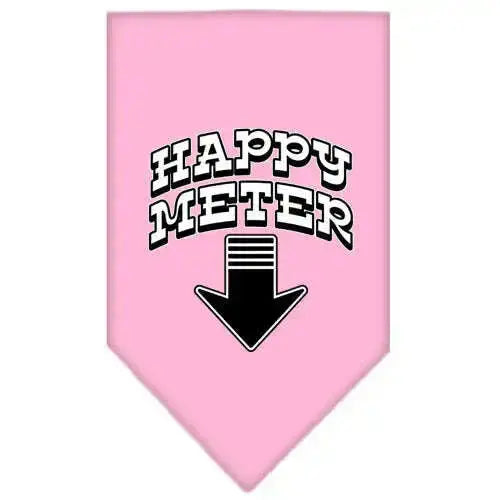 Happy-Meter-Screen-Print-Bandana-Light-Pink-Small-GreatEagleInc-319814545