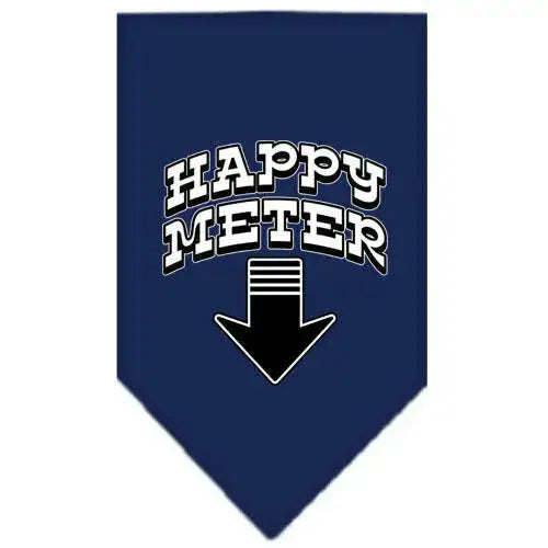 Happy-Meter-Screen-Print-Bandana-Navy-Blue-Large-GreatEagleInc-319815388