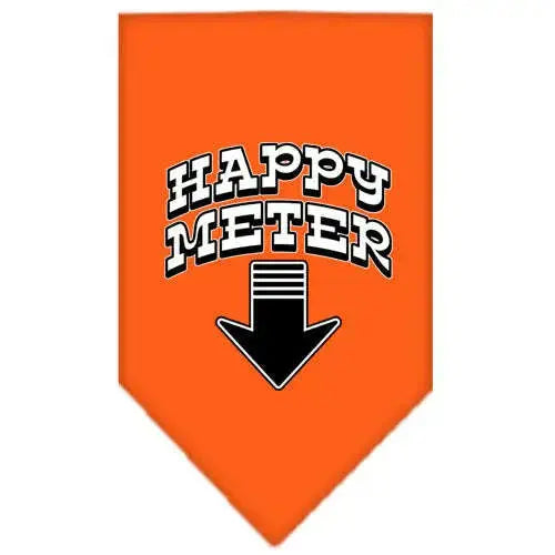 Happy-Meter-Screen-Print-Bandana-Orange-Large-GreatEagleInc-319815275