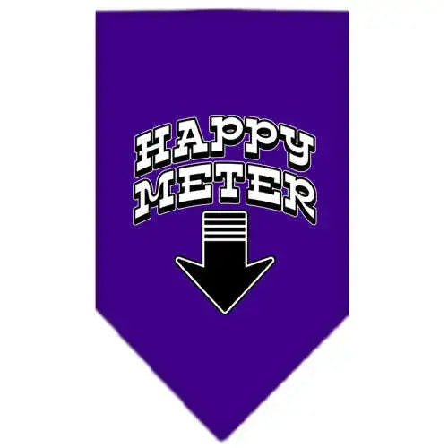 Happy-Meter-Screen-Print-Bandana-Purple-Small-GreatEagleInc-333733630