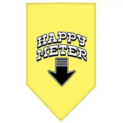 Happy-Meter-Screen-Print-Bandana-Yellow-Small-GreatEagleInc-333733546