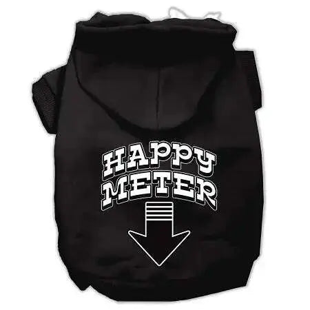 Happy-Meter-Screen-Printed-Dog-Pet-Hoodies-Black-Size-Sm-GreatEagleInc-320177291