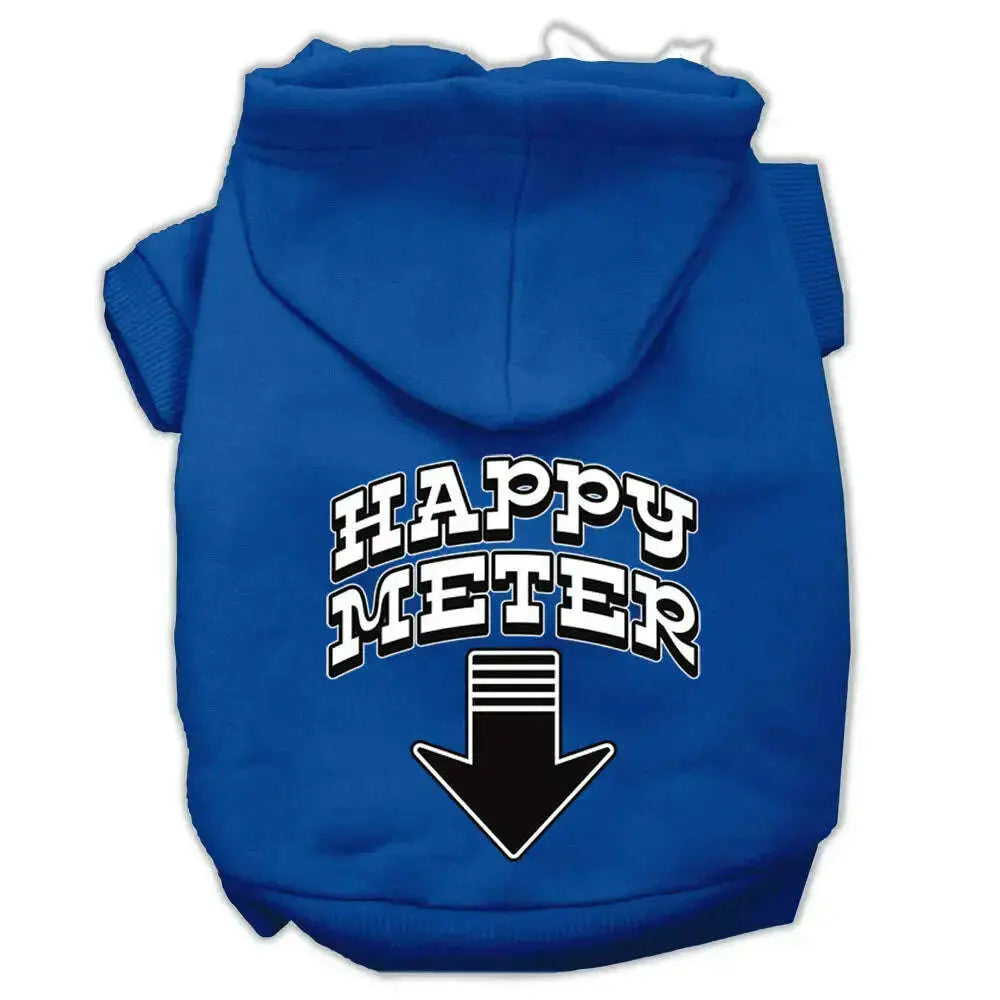 Happy-Meter-Screen-Printed-Dog-Pet-Hoodies-Blue-Size-Xxl-GreatEagleInc-320174590