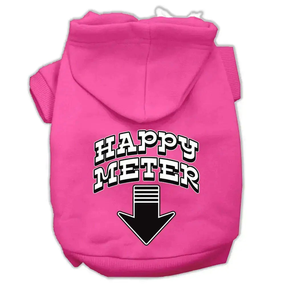 Happy-Meter-Screen-Printed-Dog-Pet-Hoodies-Bright-Pink-Size-Xs-GreatEagleInc-320175187