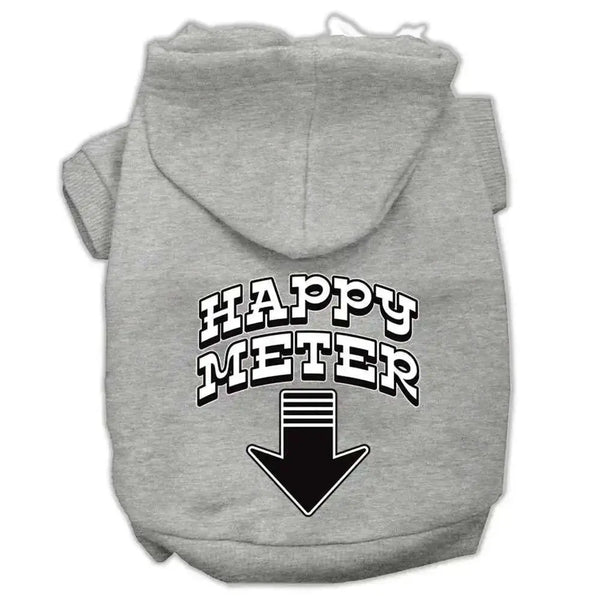 Happy-Meter-Screen-Printed-Dog-Pet-Hoodies-Grey-Size-Xxxl-GreatEagleInc-320173145
