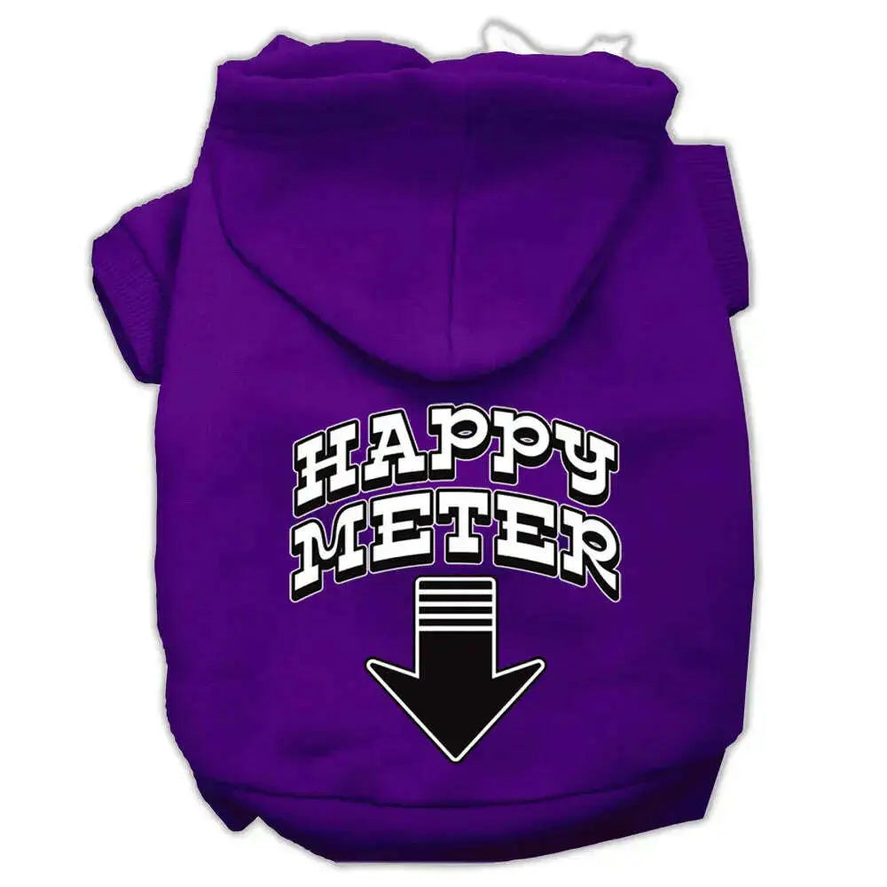Happy-Meter-Screen-Printed-Dog-Pet-Hoodies-Purple-Size-Xxl-GreatEagleInc-320173981
