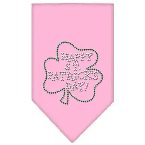 Happy-St-Patrick_s-Day-Rhinestone-Bandana-Light-Pink-Large-GreatEagleInc-319029696