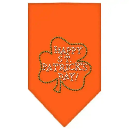 Happy-St-Patrick_s-Day-Rhinestone-Bandana-Orange-Large-GreatEagleInc-319029427