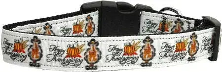Happy-Thanksgiving-Nylon-Dog-Collar-Sm-GreatEagleInc-318916855