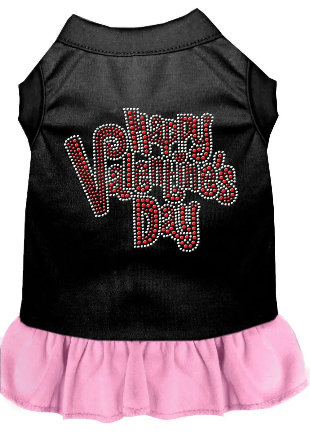 Happy-Valentines-Day-Rhinestone-Dress-Black-With-Light-Pink-Med-GreatEagleInc-320075680