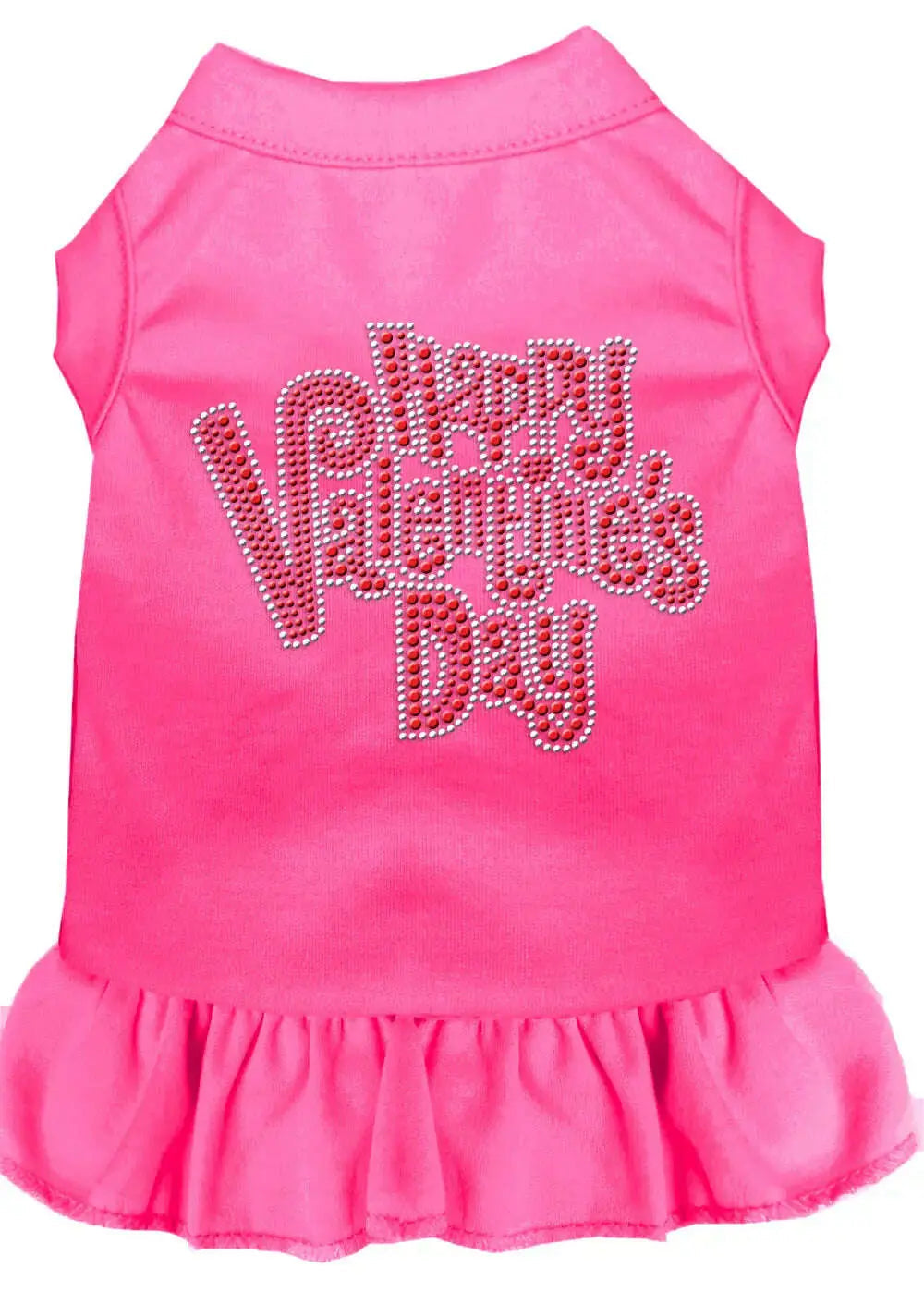 Happy-Valentines-Day-Rhinestone-Dress-Bright-Pink-Med-GreatEagleInc-320075352