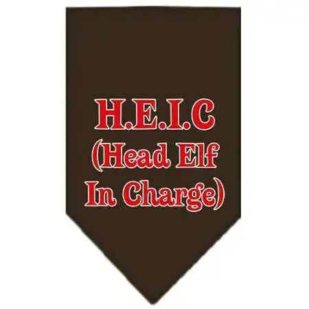 Head-Elf-In-Charge-Screen-Print-Bandana-Cocoa-Small-GreatEagleInc-333816448