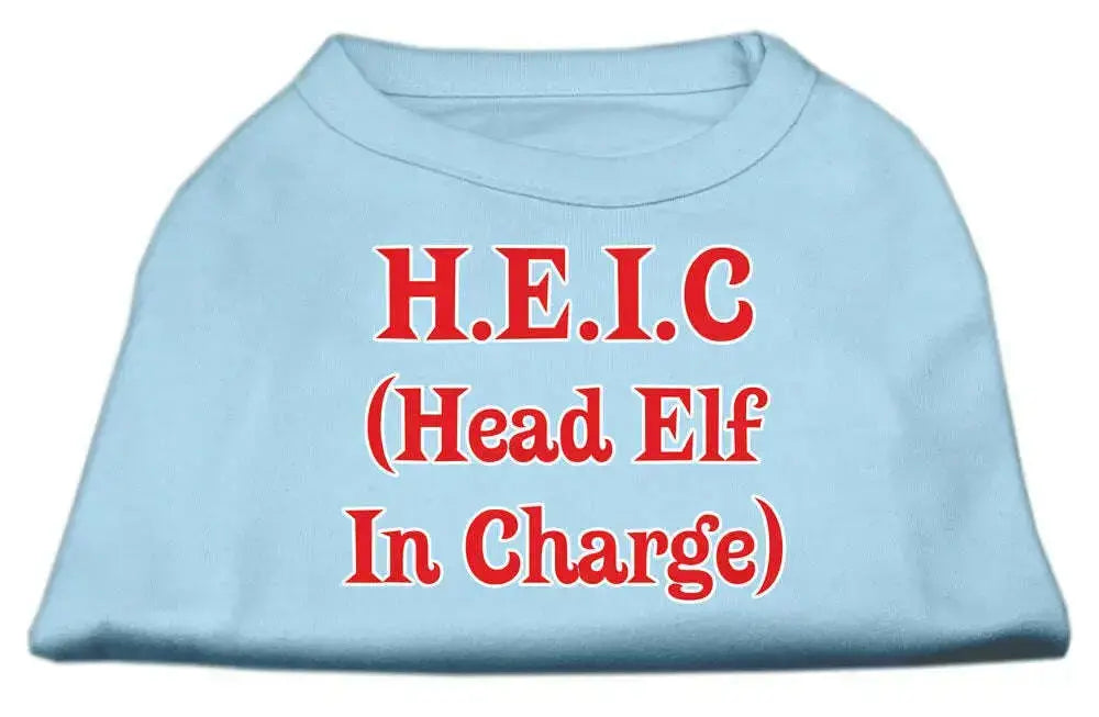 Head-Elf-In-Charge-Screen-Print-Shirt-Baby-Blue-Xxl-GreatEagleInc-318883731