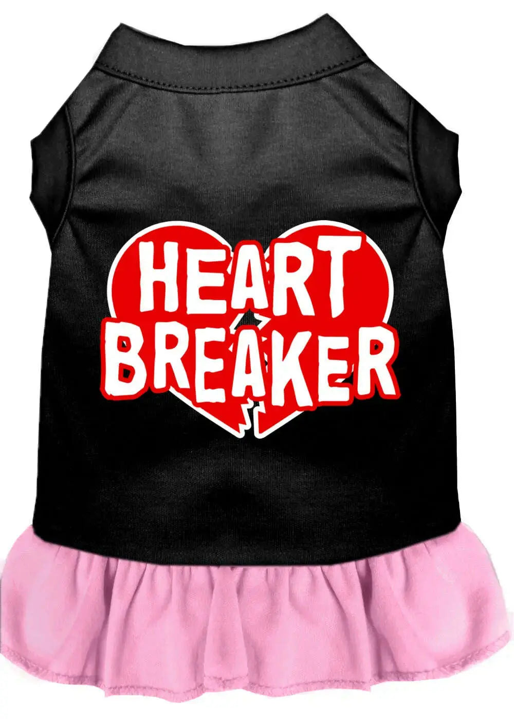 Heart-Breaker-Screen-Print-Dog-Dress-Black-With-Light-Pink-Sm-GreatEagleInc-319260565