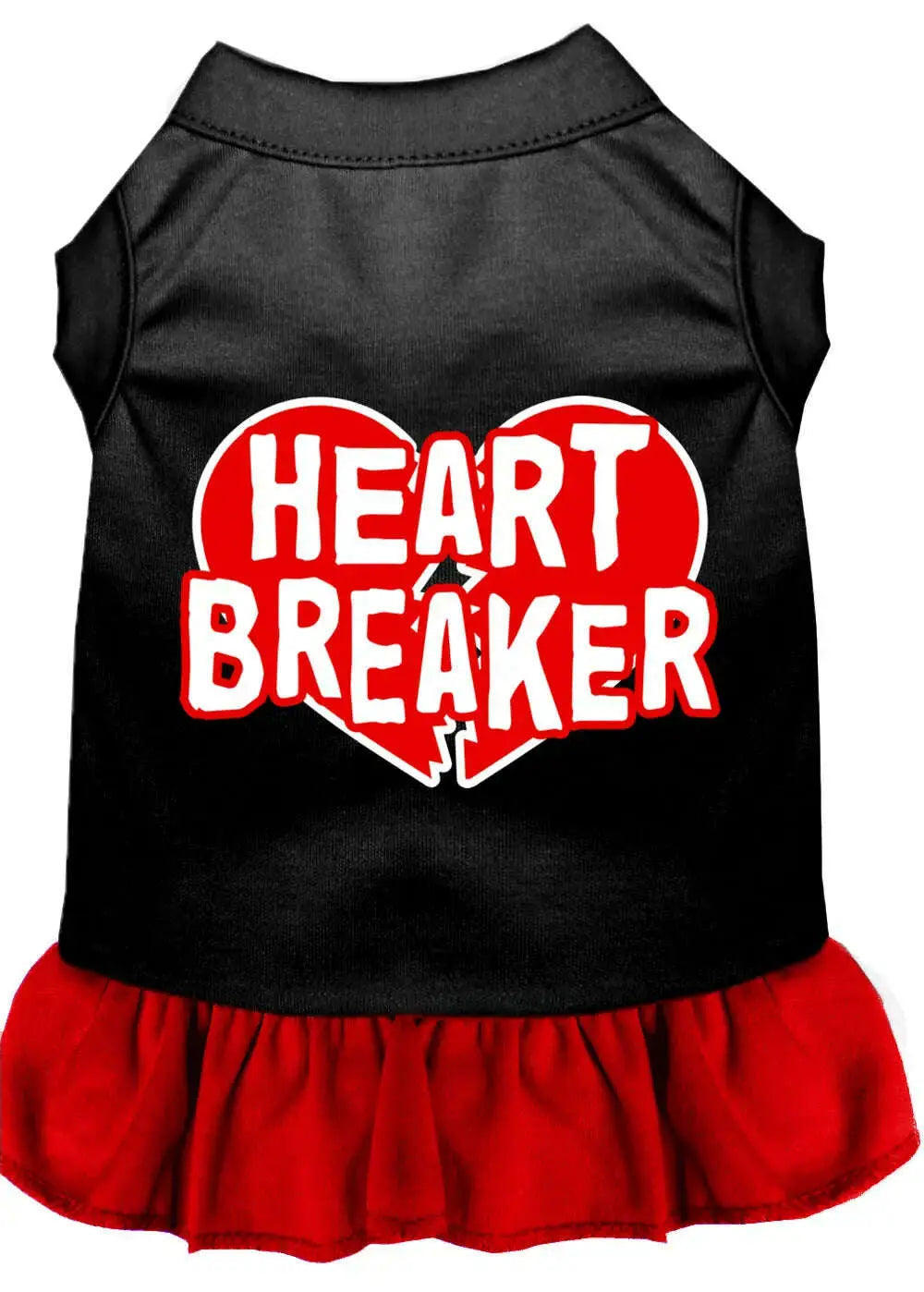 Heart-Breaker-Screen-Print-Dog-Dress-Black-With-Red-Xl-GreatEagleInc-319259497