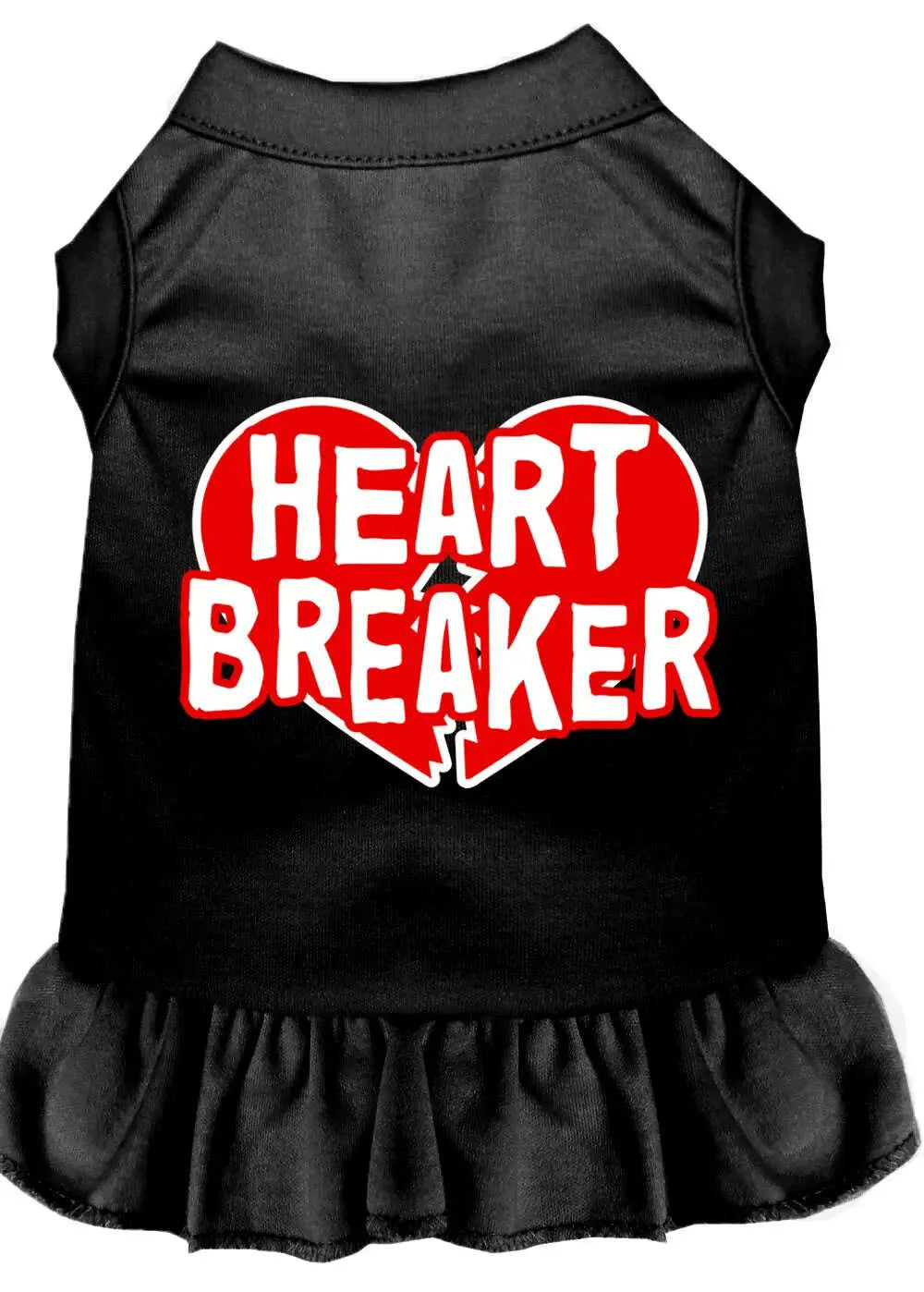 Heart-Breaker-Screen-Print-Dress-Black-Xxl-GreatEagleInc-319258165