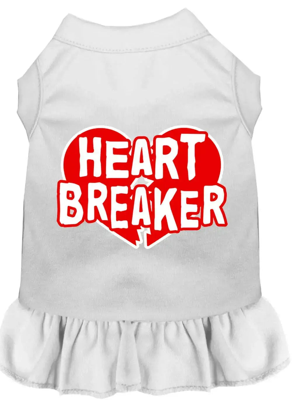 Heart-Breaker-Screen-Print-Dress-White-Xxxl-GreatEagleInc-319256242