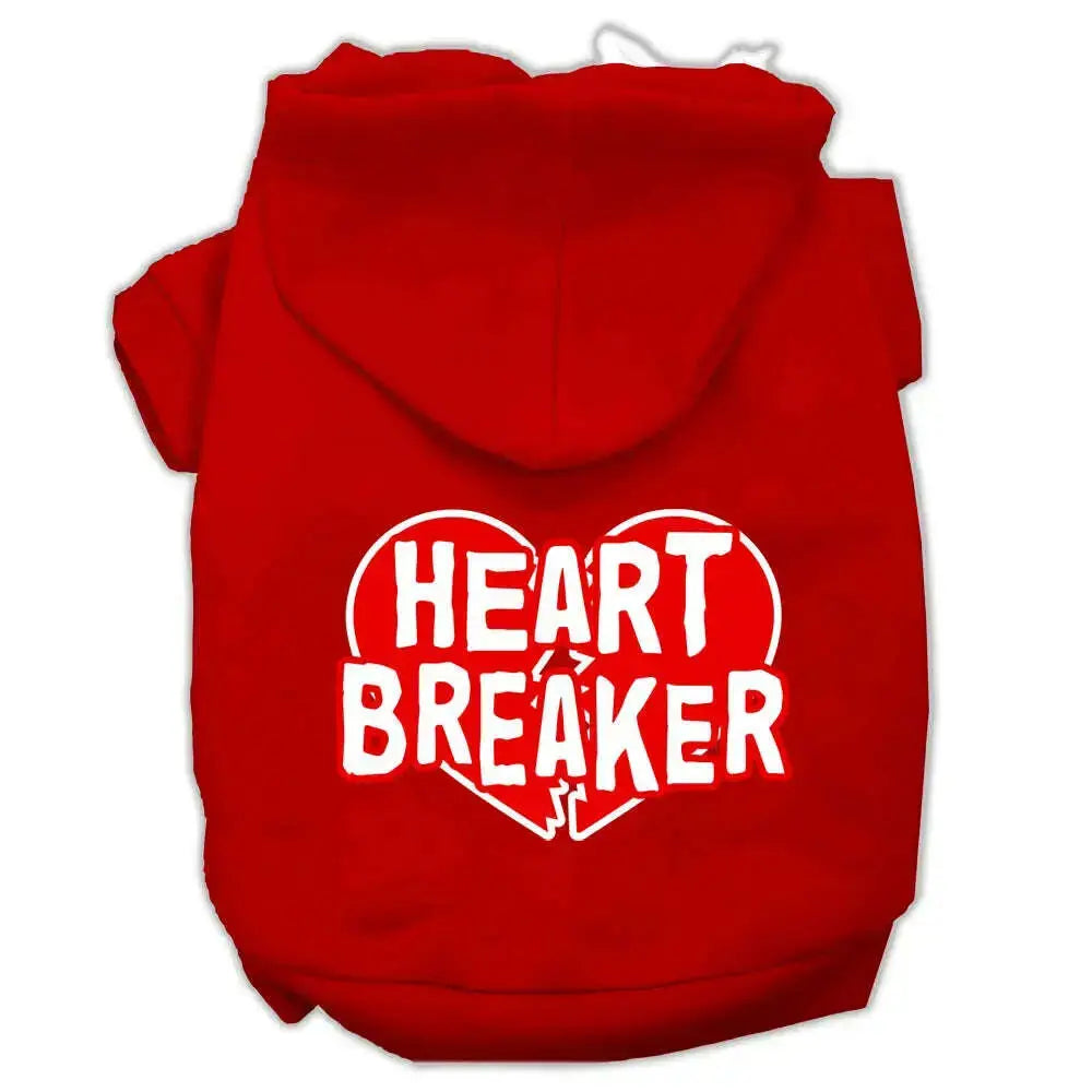 Heart-Breaker-Screen-Print-Pet-Hoodies-Red-Size-Lg-GreatEagleInc-333928351
