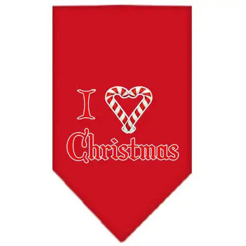 Heart-Christmas-Screen-Print-Bandana-Red-Large-GreatEagleInc-319834918
