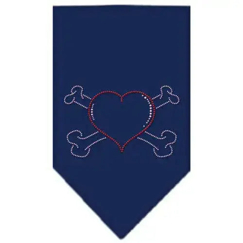 Heart-Crossbone-Rhinestone-Bandana-Navy-Blue-Large-GreatEagleInc-319027181