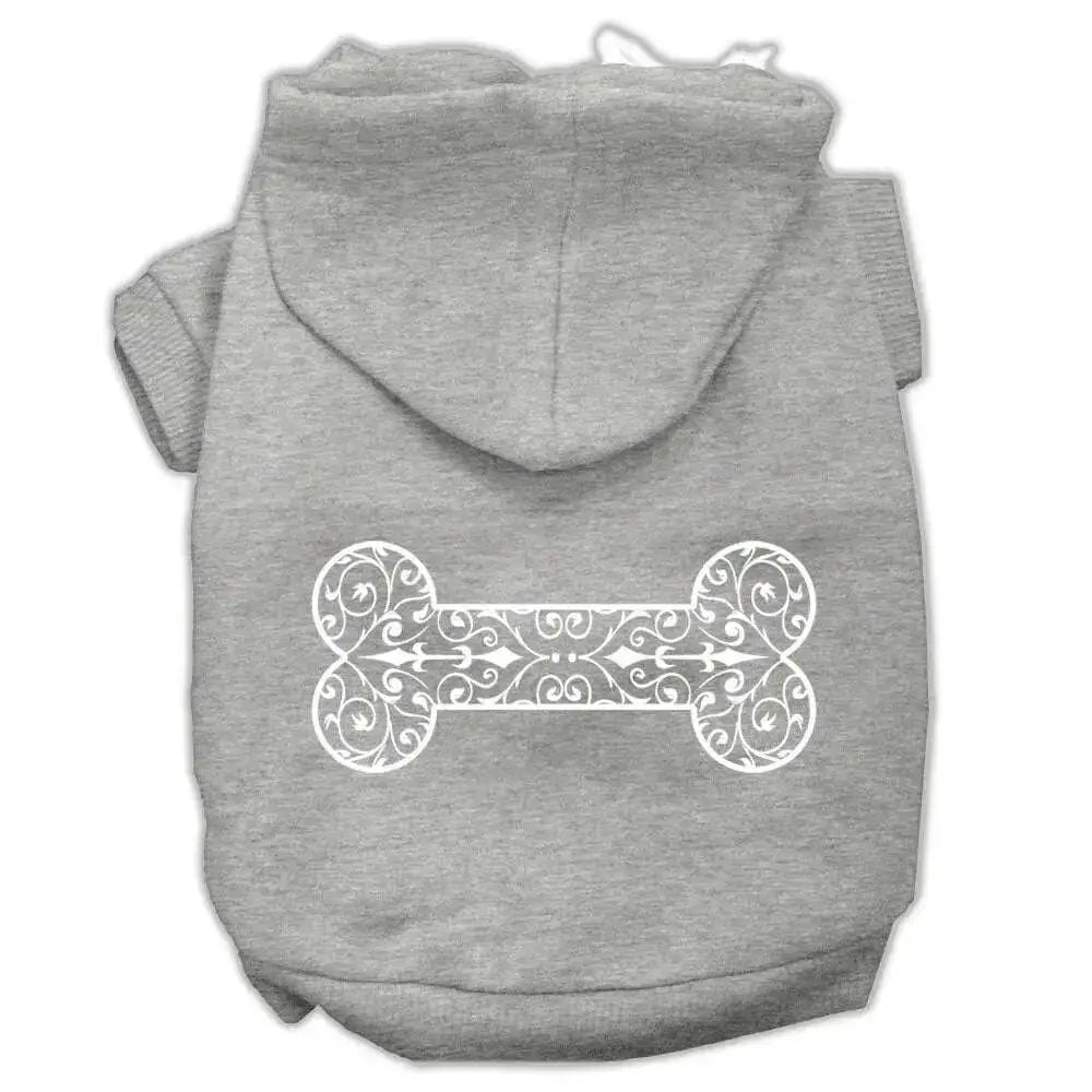 Henna-Bone-Screen-Print-Pet-Hoodies-Grey-Size-Med-GreatEagleInc-319905532