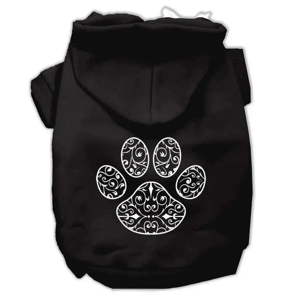 Henna-Paw-Screen-Print-Pet-Hoodies-Black-Size-Xxl-GreatEagleInc-319908343