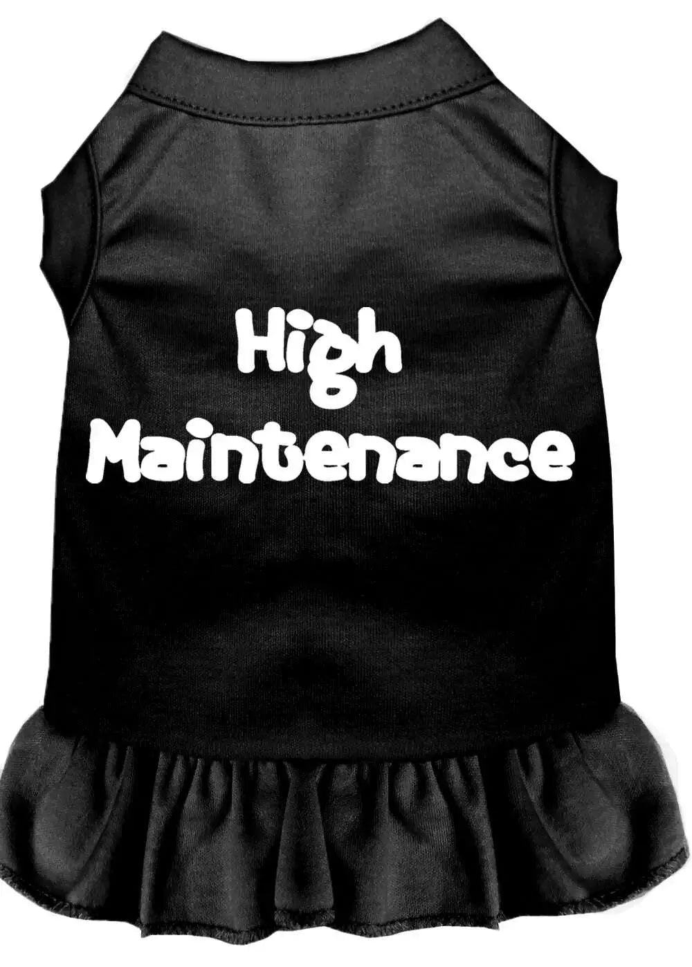 High-Maintenance-Screen-Print-Dress-Black-Xxl-GreatEagleInc-320052178