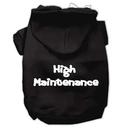 High-Maintenance-Screen-Print-Pet-Hoodies-Black-Xxl-GreatEagleInc-318629887