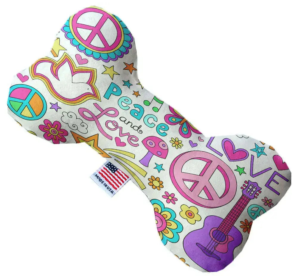Hippy-Love-10-Inch-Bone-Dog-Toy-GreatEagleInc-333892115