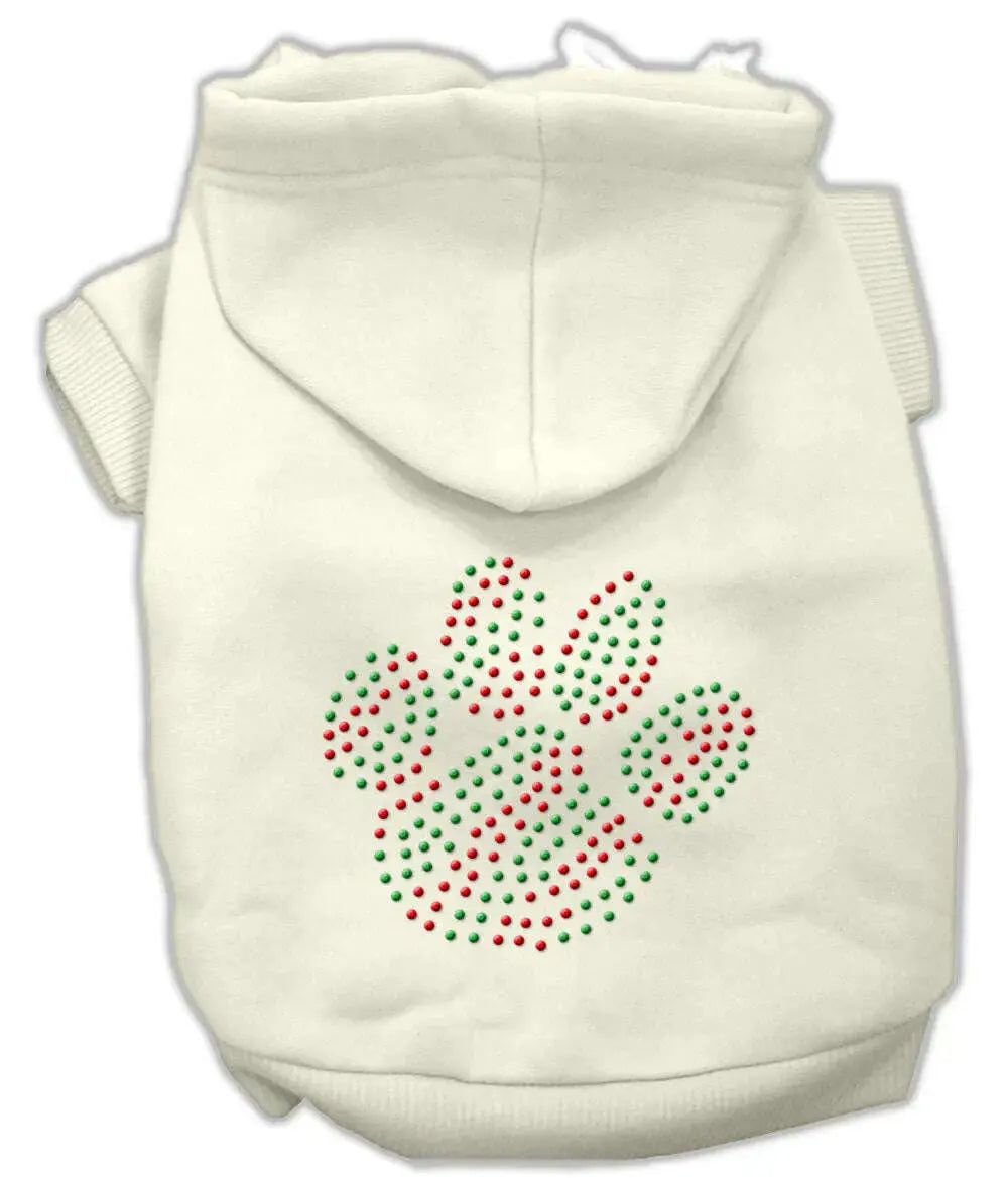 Holiday-Paw-Hoodies-Cream-Xl-GreatEagleInc-320103917