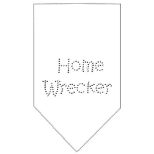 Home-Wrecker-Rhinestone-Bandana-White-Large-GreatEagleInc-319305461