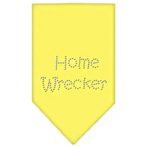 Home-Wrecker-Rhinestone-Bandana-Yellow-Large-GreatEagleInc-319305343