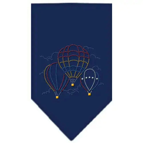 Hot-Air-Balloons-Rhinestone-Bandana-Navy-Blue-Small-GreatEagleInc-319303028
