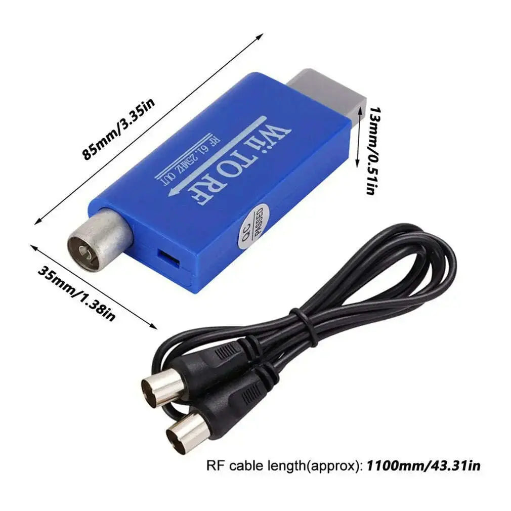 Hot-For-WII-to-RF-Signal-Converter-For-Game-Console-Old-TV-Display-Video-Adapter-GreatEagleInc-334003887