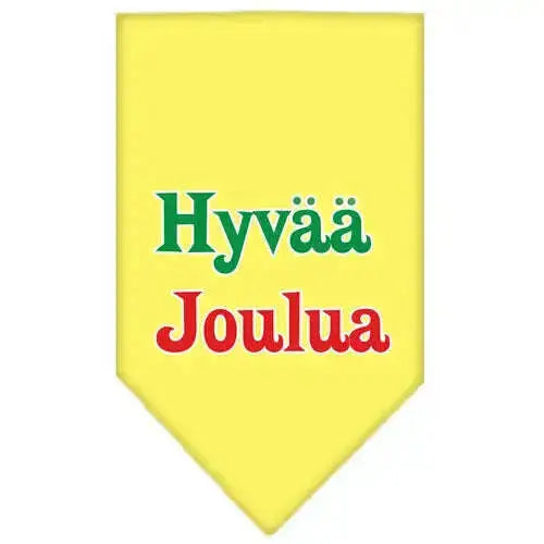 Hyvaa-Joulua-Screen-Print-Bandana-Yellow-Large-GreatEagleInc-319829868