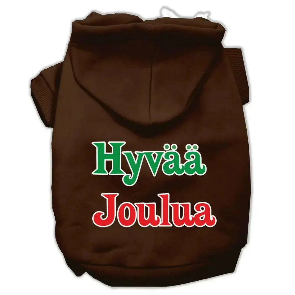Hyvaa-Joulua-Screen-Print-Pet-Hoodies-Brown-S-GreatEagleInc-318627048